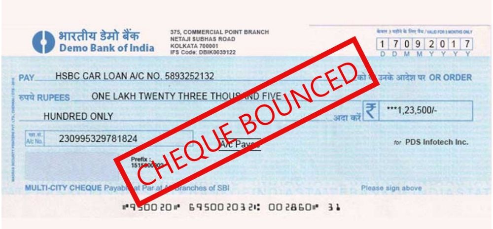 What to Do If a Payment Cheque Bounces
